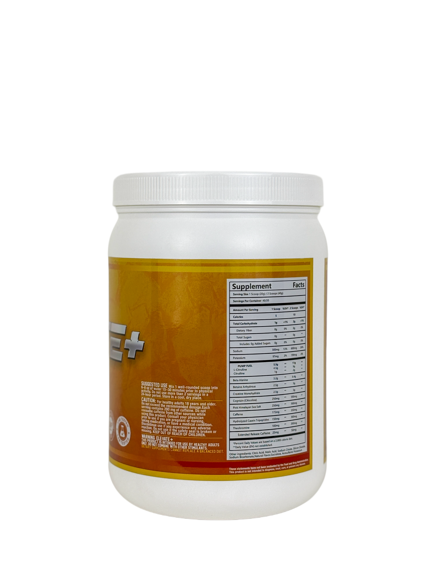 Elevate + Pre Workout | Mango Lemonade