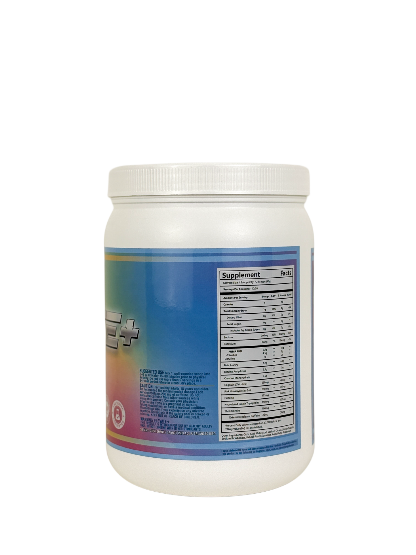 Elevate + Pre Workout | Rainbow Candy