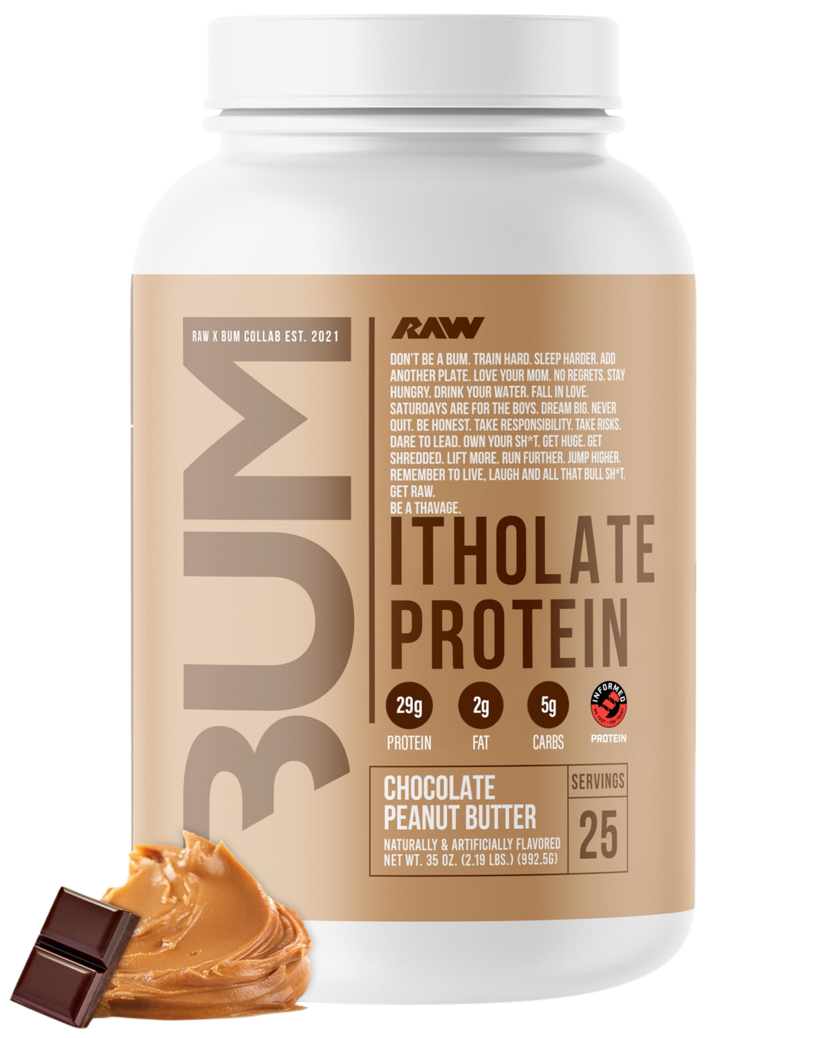 Raw Bum Itholate