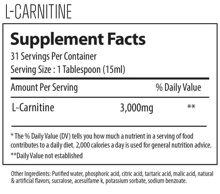Alpha Supps L-carnitine 3000