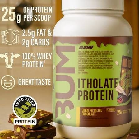 Raw bum itholate