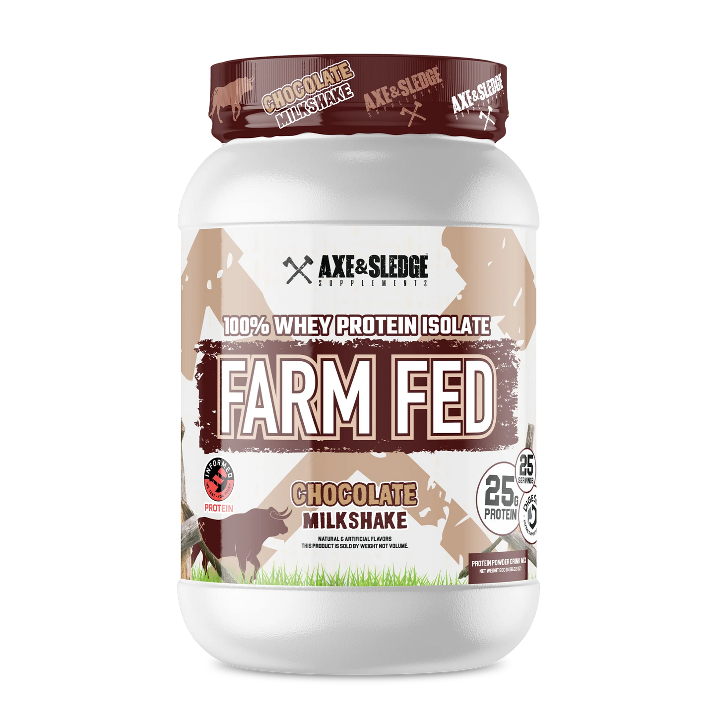 Axe and sledge Farm fed