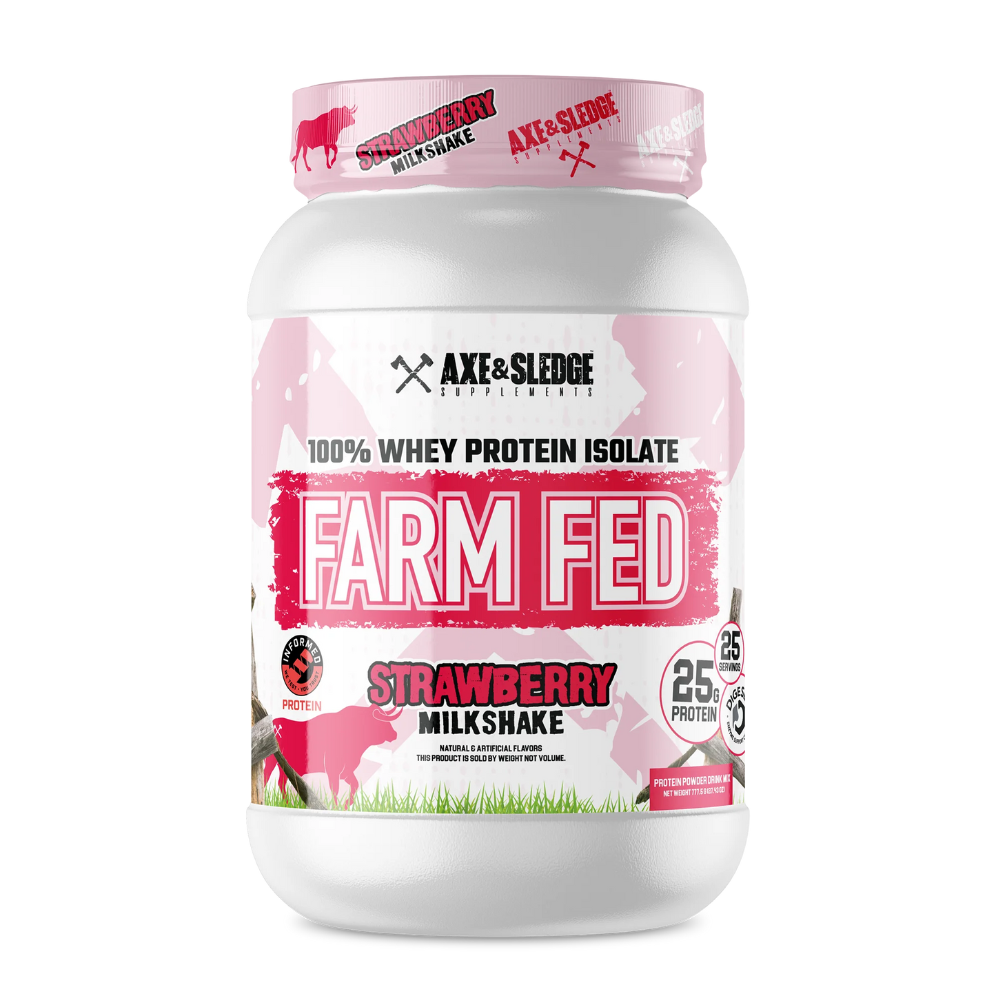 Axe and sledge Farm fed