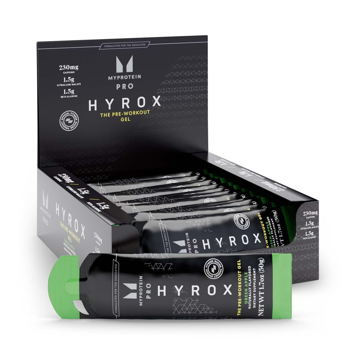 myprotein hyrox pre workout gel