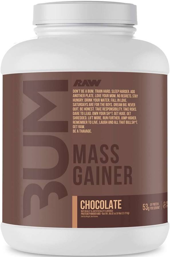 raw bum mass gainer 6lb