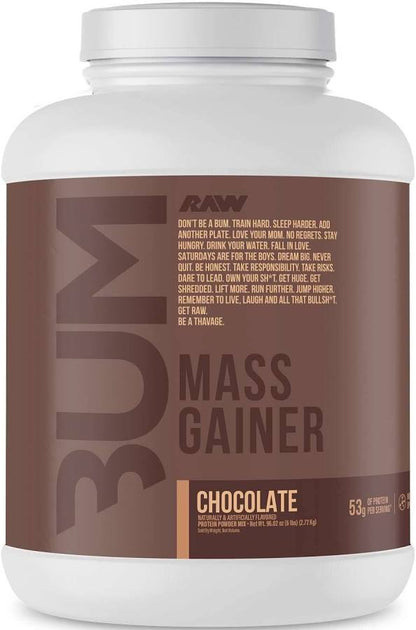 raw bum mass gainer 6lb